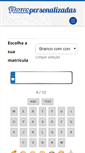 Mobile Screenshot of placaspersonalizadas.com